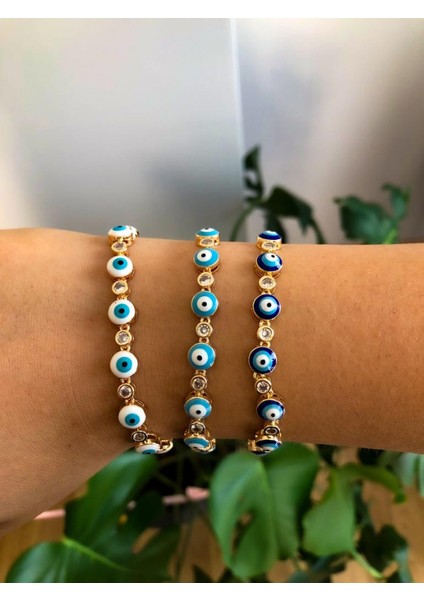 Nazar Boncuk Bileklik Beyaz fiyatları