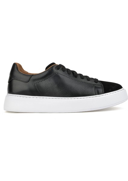 Erkek Deri Sneaker 1331026ZF7E Siyah