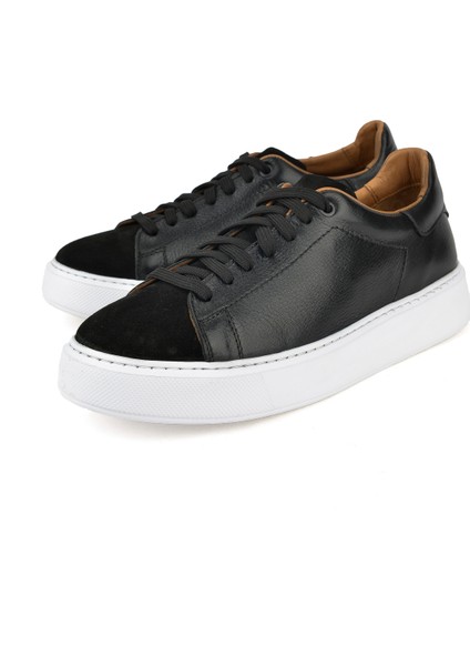 Erkek Deri Sneaker 1331026ZF7E Siyah