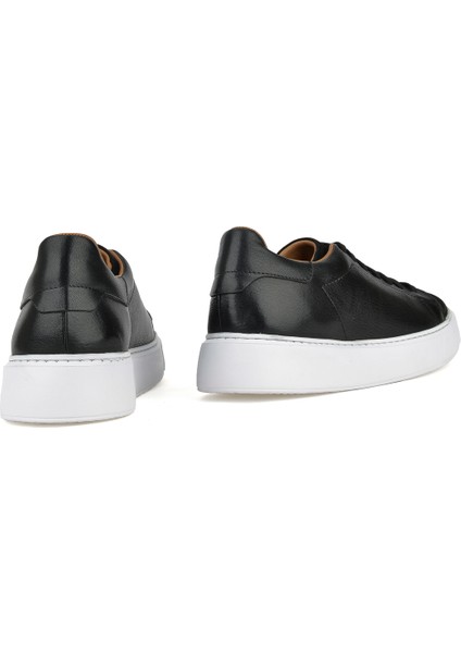 Erkek Deri Sneaker 1331026ZF7E Siyah fırsatları