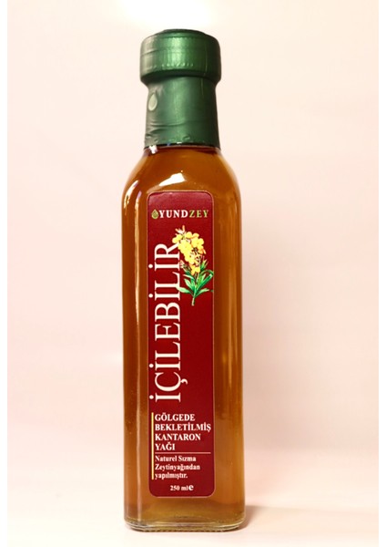 Üreticiden Içilebilir Sarı Kantaron Yağı 250 ml