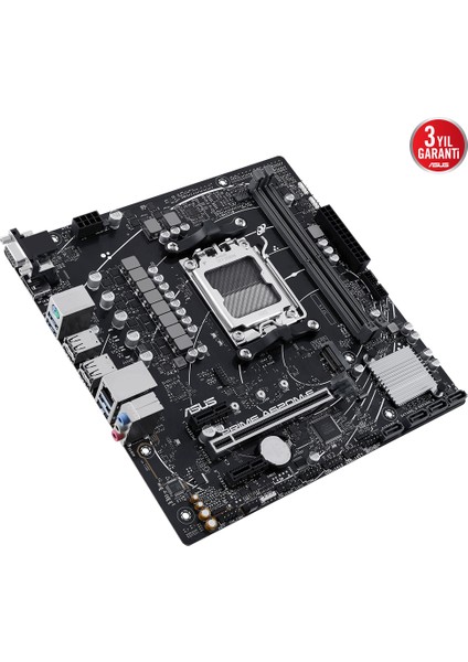 Prıme A620M-E Amd A620 Am5 Ddr5 6400 Dp Hdmı Vga M2 Usb3.2 Aura Rgb Matx (Prıme A620M-E) Anakart