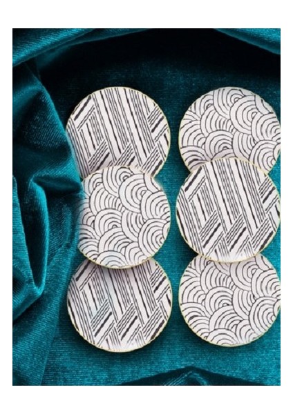 Arya White 6'lıpasta Tabağı