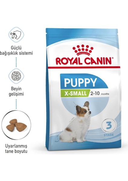 X Small Puppy Küçük Irk Yavru Köpek Maması 1 5 kg fiyatları