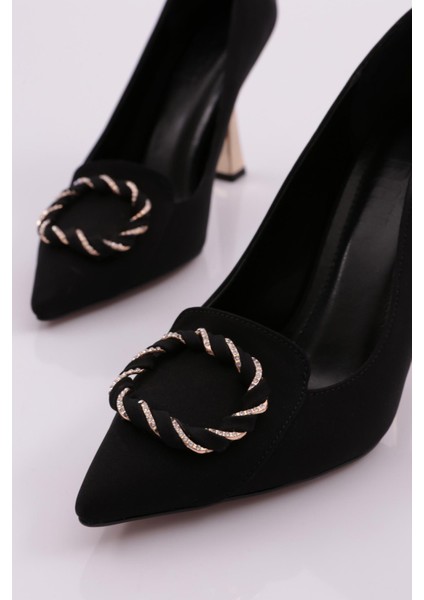 31030 Kadın Yuvarlak Ip Desenli Topuklu Ayakkabı fırsatları