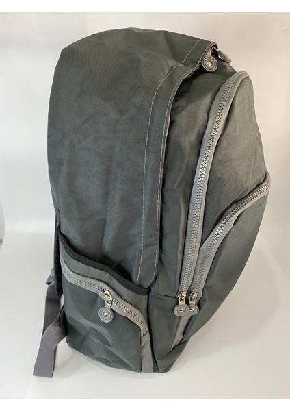 Gri Okul Çantası Çok Gözlü 45X30 fiyatları
