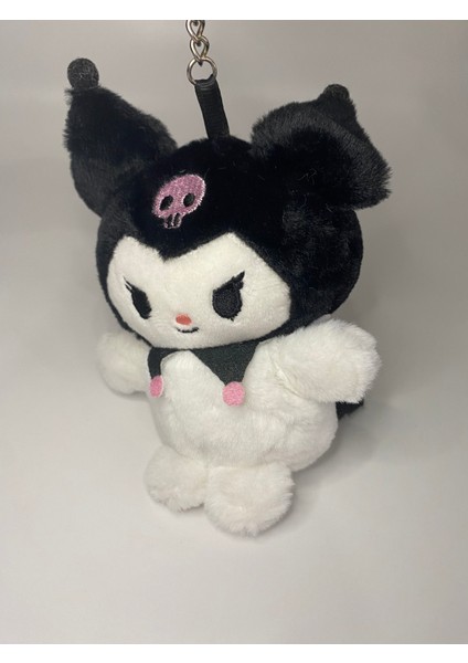 Kuromi Peluş Anahtarlık Siyah