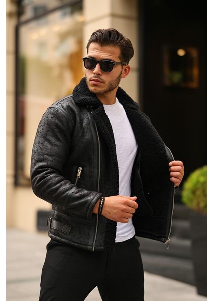 Erkek Napa Deri Içi Full Kürklü Yüksek Kalite Slim Fit Mont & Ceket fiyatları