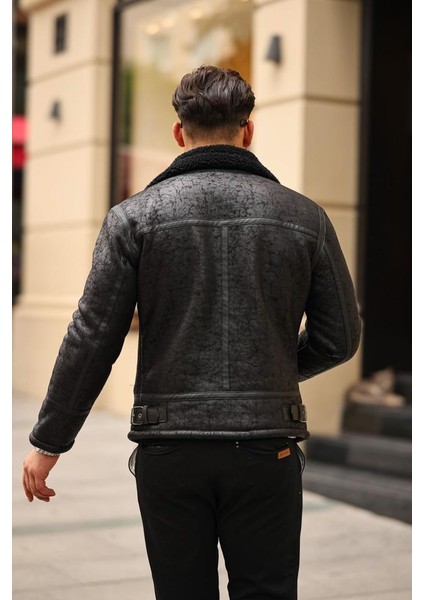 Erkek Napa Deri Içi Full Kürklü Yüksek Kalite Slim Fit Mont & Ceket indirimleri