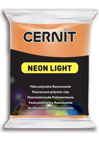 Polimer Kil Hamuru Neon Light (Fosforlu) 56GR 752 Orange