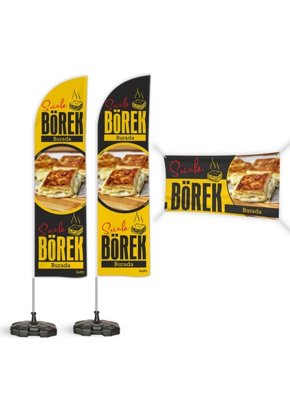 Börek 2 Yelken Bayrak + Branda Pankart Paketi V1