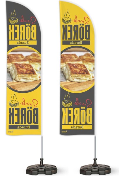 Börek 2 Yelken Bayrak + Branda Pankart Paketi V1 indirimleri