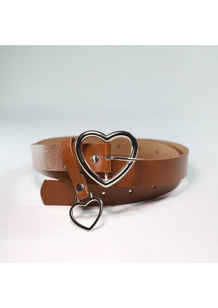 Kalp Tokalı Basic Kadın Pantolon Kemeri, Ceket Kemeri, Elbise Kemeri, Gömlek Kemeri modelleri