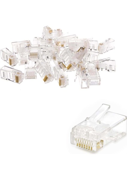 RJ45 Soket Cat6 8p/8c (100 Adet) PLX-10486