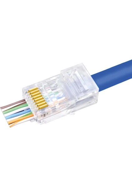 Ez RJ45 Soket Cat6 (100 Adet) Hadron HDX-5030