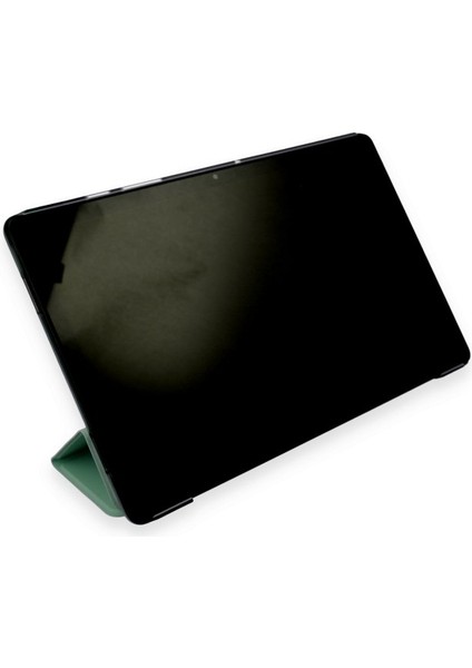 Xiaomi Pad 6 / 6 Pro 11 Inç Uyumlu Kılıf Smart Cover Standlı Arkası Sert Şeffaf Kapak