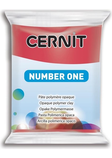 Polimer Kil Seramik Hamuru Number One 56GR 463 Dark Red
