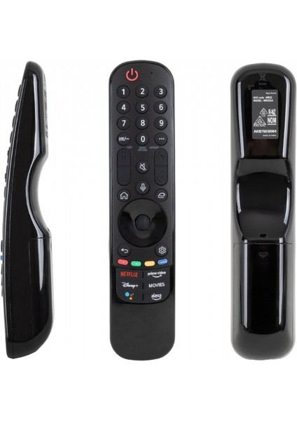 Kl Lg MR21GA AKB76039904 Netflıx-Prıme Vıdeo-Dısney+ Tuşlu Ses Komutlu Lcd-Led Tv Sihirli Kumanda Siyah