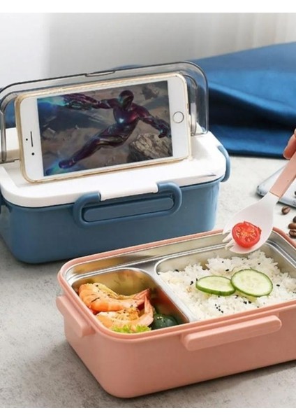 The Puzzle Lunch Box Tek Katlı Paslanmaz Çelik Kolay Kilitlenir Sefer Tası – 900 ml indirimleri