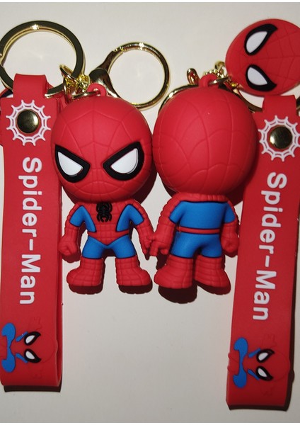 Spider-Man Büyük Boy Silikon Maskot Anahtarlık modelleri