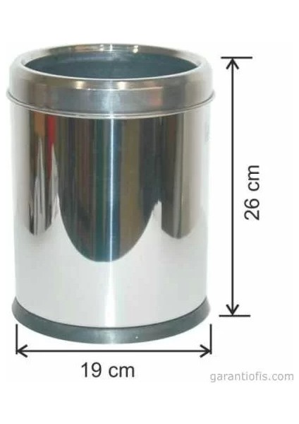 Garanti Metal 1433 Çemberli Çöp Kovası (5 Litre)