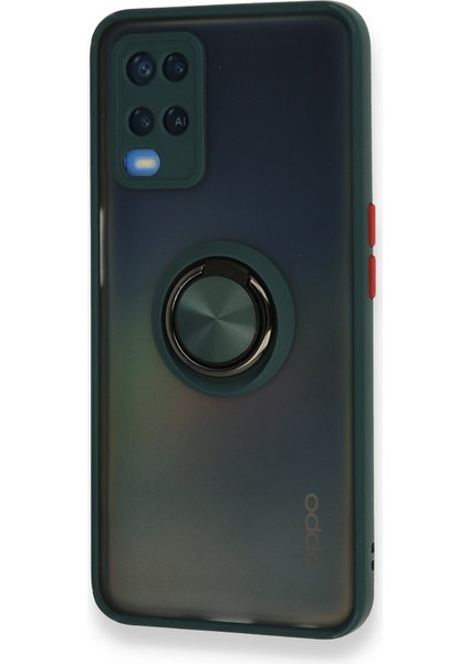 Oppo A54 4g Kılıf Montreal Yüzüklü Standlı + Ekran Koruyucu