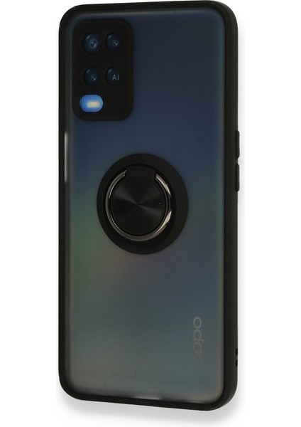 Oppo A54 4g Kılıf Montreal Yüzüklü Standlı Arkası Buğulu