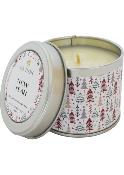 Sum Studıo Zencefilli Kurabiye Kokulu Yılbaşı Mumu 180 gr