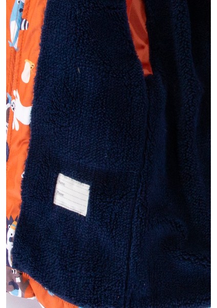 Trend Sevimli Rakun & Köstebek Figürlü Kışlık Varaklı-Kürklü Kapüşonlu Kışlık Mont modelleri