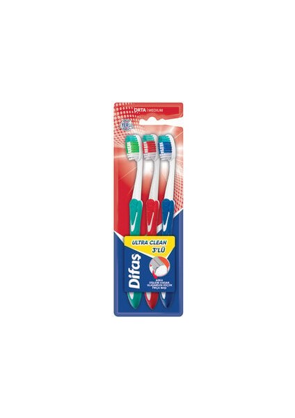 Ultra Clean 3lü Diş Fırçası (1 Adet)