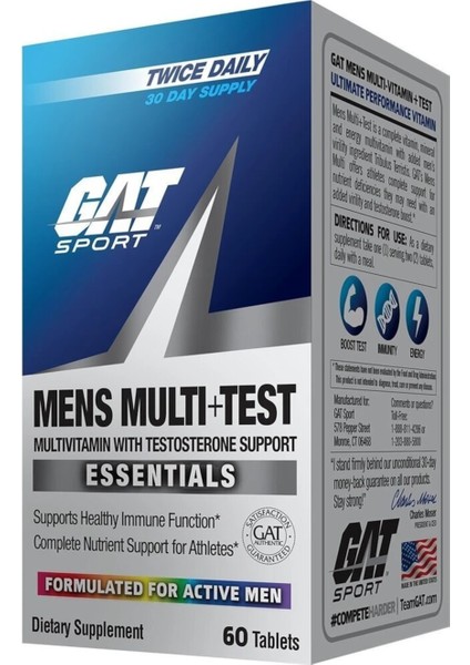 Mens Multivitamin + Testobooster 60 Kapsül