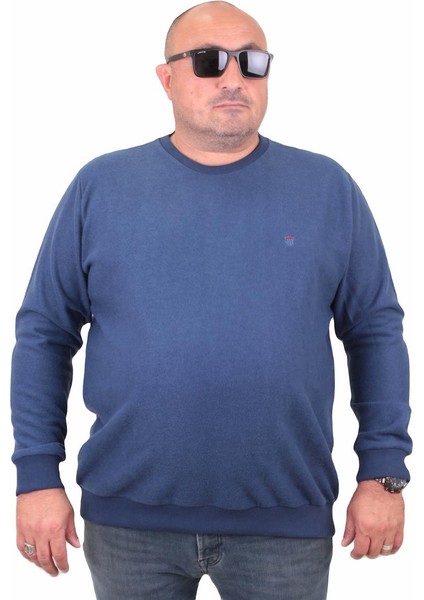 Mocgrande Büyük Beden Selanik Classic Sweat 23200 Marin