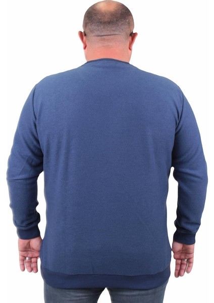 Mocgrande Büyük Beden Selanik Classic Sweat 23200 Marin fiyatları