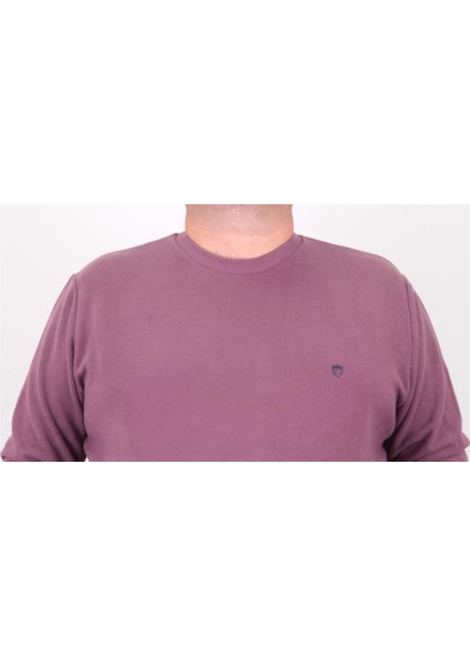 Mocgrande Büyük Beden Selanik Classic Sweat 23200 Eflatun fırsatları