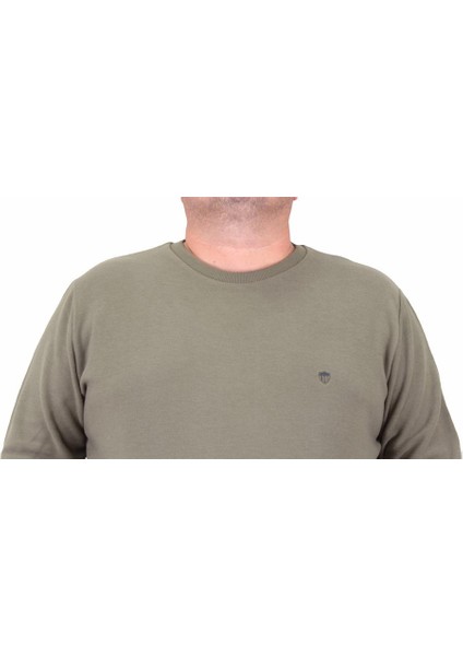 Mocgrande Büyük Beden Selanik Classic Sweat 23200 Hakı fırsatları