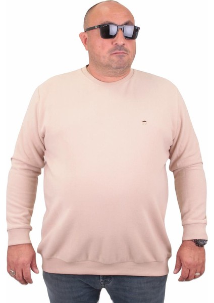 Mocgrande Büyük Beden Selanik Classic Sweat 23200 Bej
