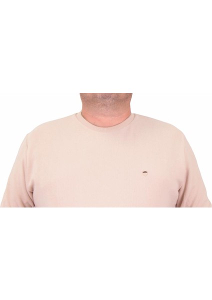 Mocgrande Büyük Beden Selanik Classic Sweat 23200 Bej fırsatları