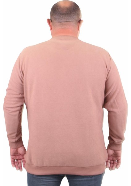 Mocgrande Büyük Beden Selanik V Yaka Classic Sweat 23201 S.kahve fiyatları