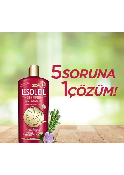Le Soleil Şampuan Saç Dökülmesine Karşı Kapalı Saçlara Özel Şampuan Saç Dökülmesine Karşı