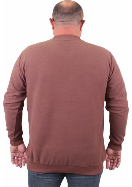 Büyük Beden Selanik Classic Sweat 23200 Taba fiyatları