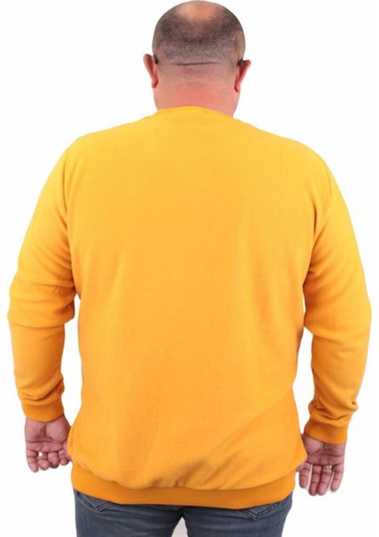 Büyük Beden Selanik Classic Sweat 23200 Hardal fiyatları