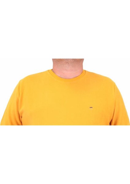 Büyük Beden Selanik Classic Sweat 23200 Hardal fırsatları