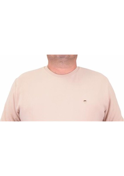 Büyük Beden Selanik Classic Sweat 23200 Bej fırsatları