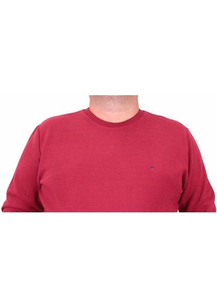 Büyük Beden Selanik Classic Sweat 23200 Bordo fırsatları