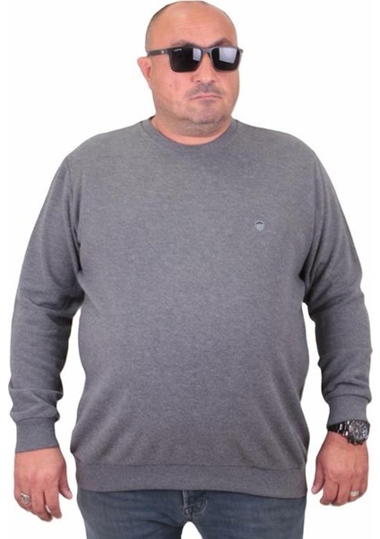 Büyük Beden Selanik Classic Sweat 23200 Antrasıt