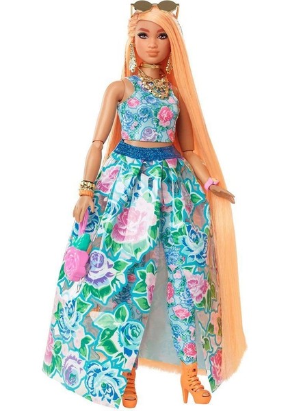 HHN14 Barbie Extra Fancy - Çiçekli Kostümlü Bebek