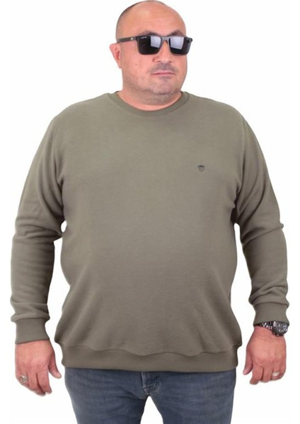 Büyük Beden Selanik Classic Sweat 23200 Hakı