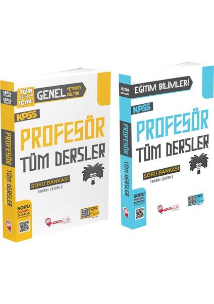 Hoca Kafası Kpss Genel Yetenek Genel Kültür Profesör ve Eğitim Bilimleri Soru Bankası Seti 2 Kitap