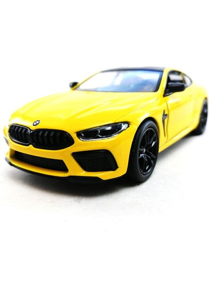 Bmw M8 Competition Coupe 1:38 Sarı Çek Bırak Model Araba