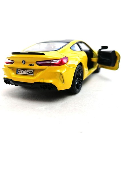 Bmw M8 Competition Coupe 1:38 Sarı Çek Bırak Model Araba indirimleri